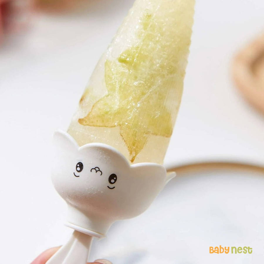 MHome Silicone Ice Cream Mold  6-Grid Reusable Popsicle Maker for Homemade Frozen Treats