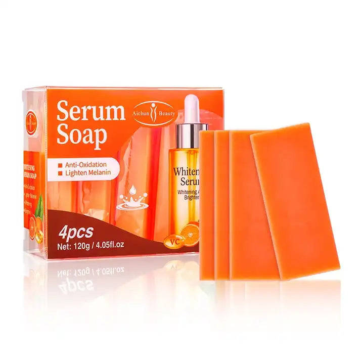 Organic Vitamin C Soap Skin Lightening Brightening Bath Bleaching Body Face Whitening Vitamin C Soap