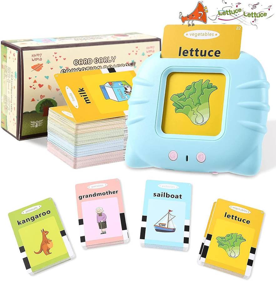 Smart English Speaking Card Reader Kids Toys Kids Educational Toys Learning Toys Speech Delay Toy...