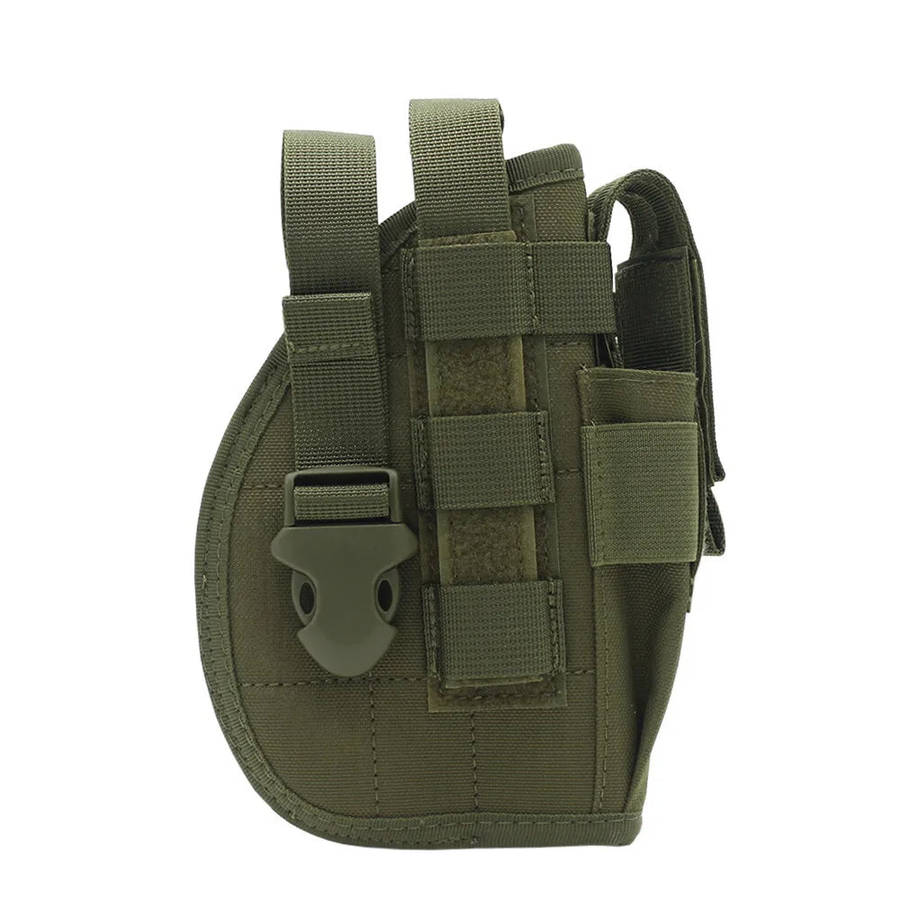 Tactical Pistol Gun Holster Right Hand Hunting Military Molle Handgun Pouch Case