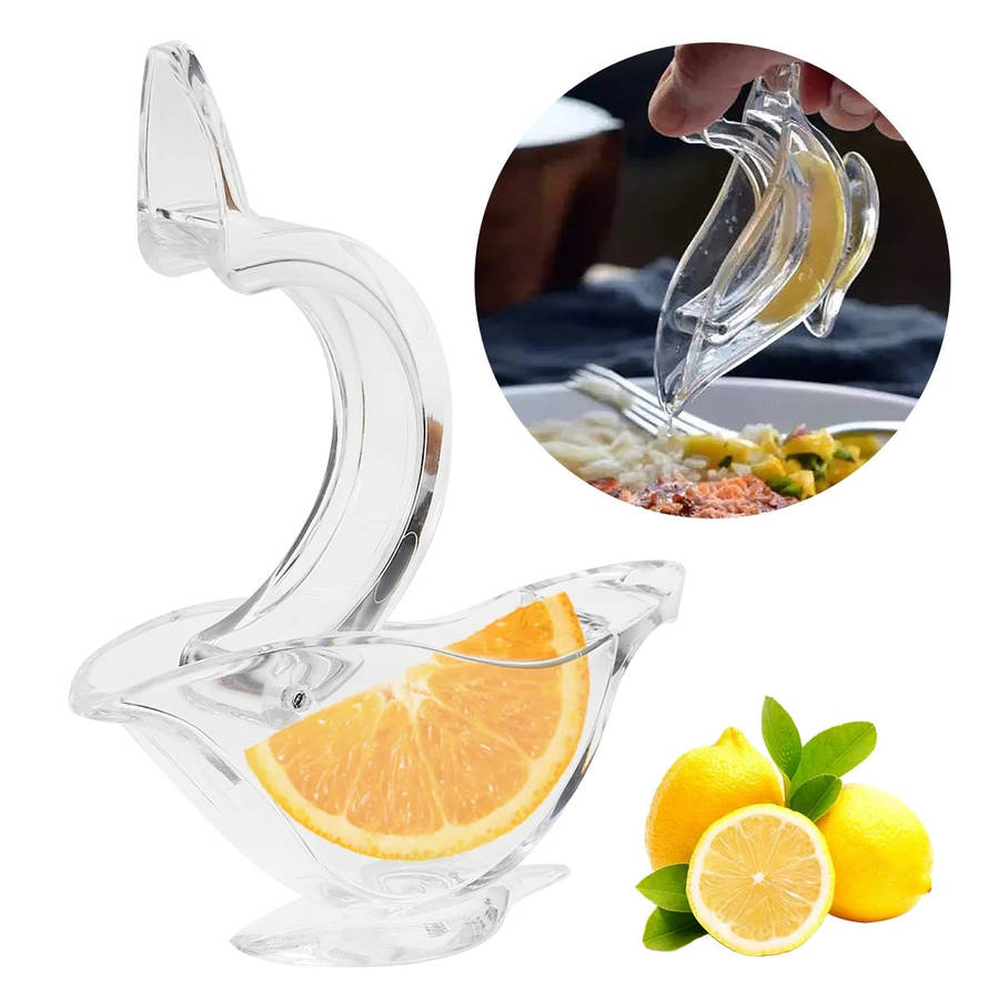 Acrylic Manual Lemon Juicer  Portable Transparent Bird-Shaped Citrus Squeezer