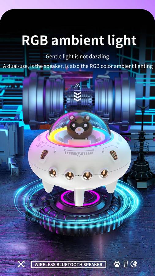 MTech Wireless Bluetooth Portable Speaker  Compact Stereo with TF/USB/AUX