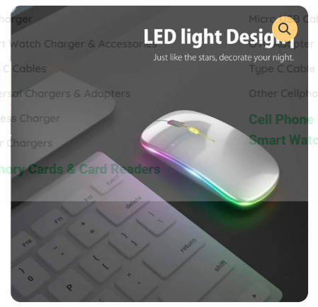 SE-M16 Rechargeable LED 2.4Ghz+5.0 Bluetooth Dual Mode Mouse