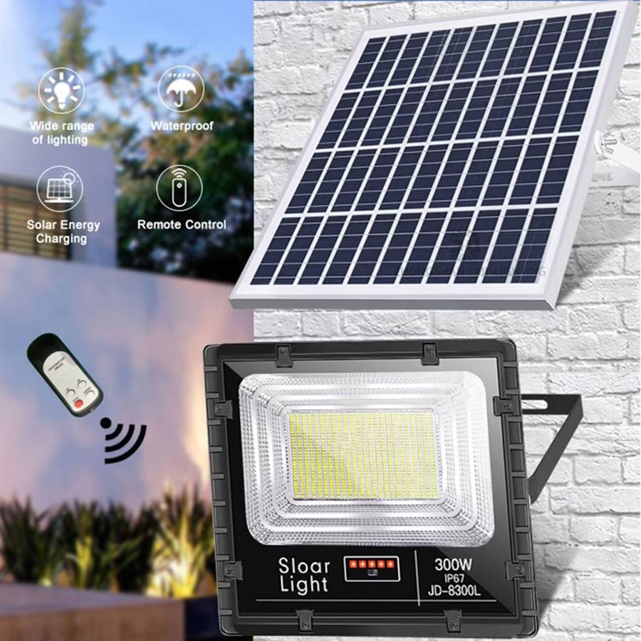 MHome Solar Flood Light  Outdoor LED with Remote Control