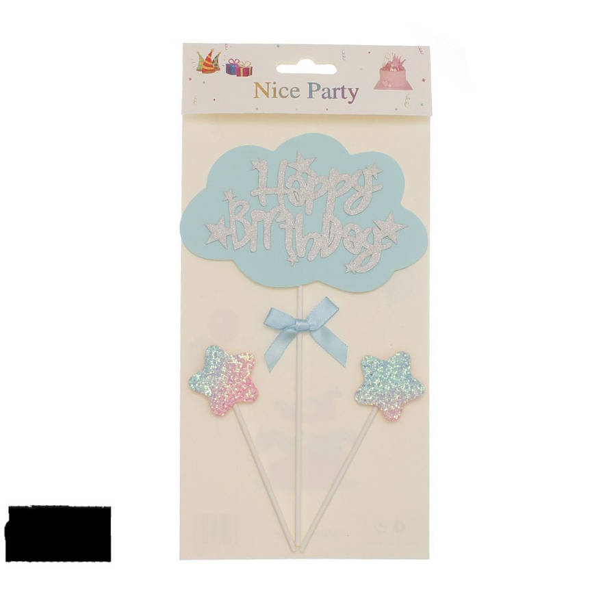 Cloud Design Cake Topper