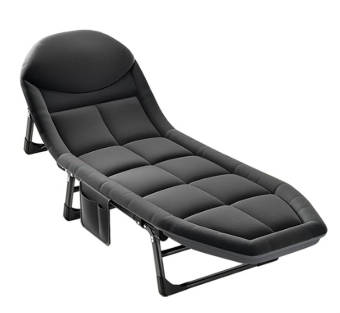 MFurn ComfyFold Deluxe Recliner Bed/Portable Lounge Chair with Padded Cushion