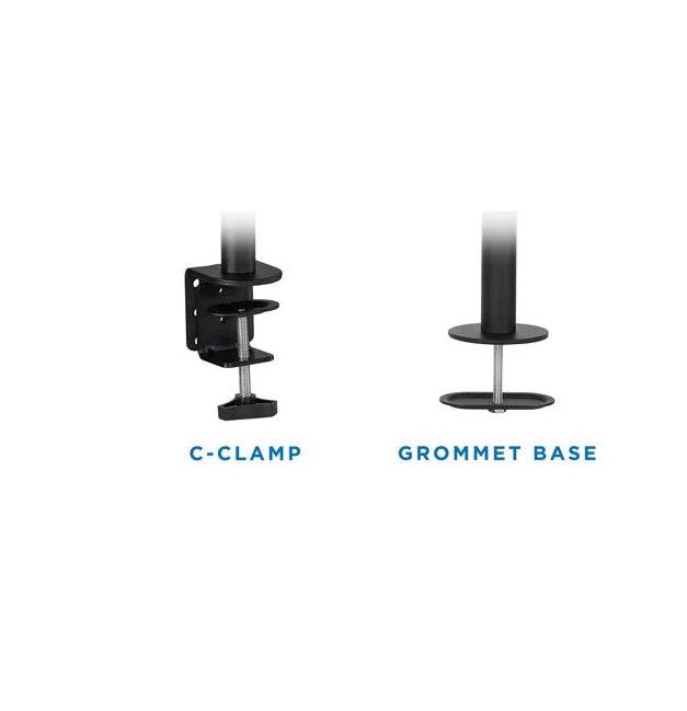 15-33 Long Arm Table Clamp Monitor Stand