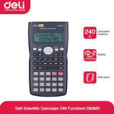 Deli ED 82MS 240 Function Scientific Calculator Engineer calculator student 10+2 Digits Engineeri...