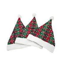 Classic Christmas Santa Hat (Pack of 3)