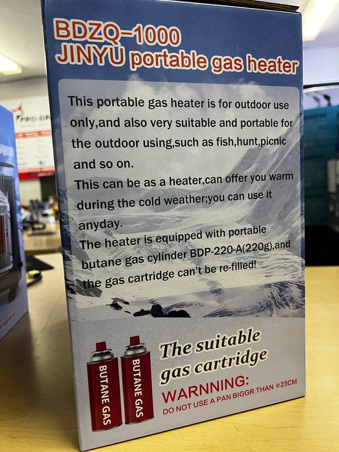 Outdoor Freestanding Including FREE Canister Heater