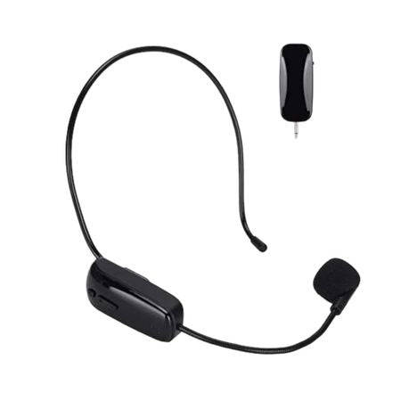 Wireless Microphone Headset - 50M Range - UHF for Voice Amplifier