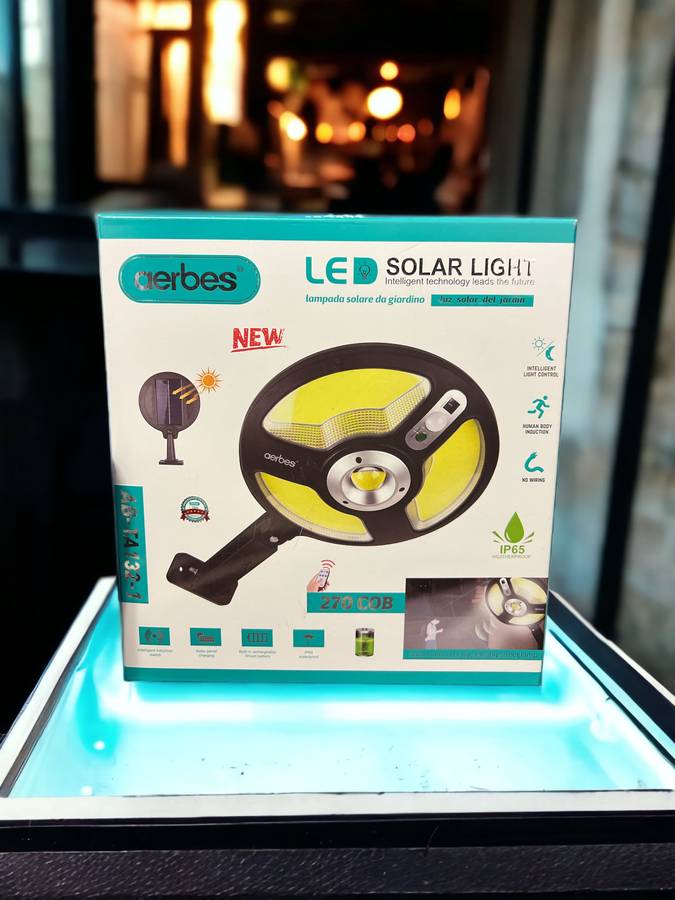 Solar Light 270 COB Wall Light Outdoor Solar Waterproof Street Light Garden Landscape Light
