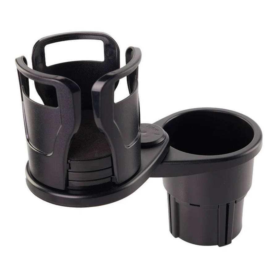Car Cup Holder Expander Adapter, 2 in 1 Multifunctional 2 Cup Mount Extender Sturdy Cupholder wit...