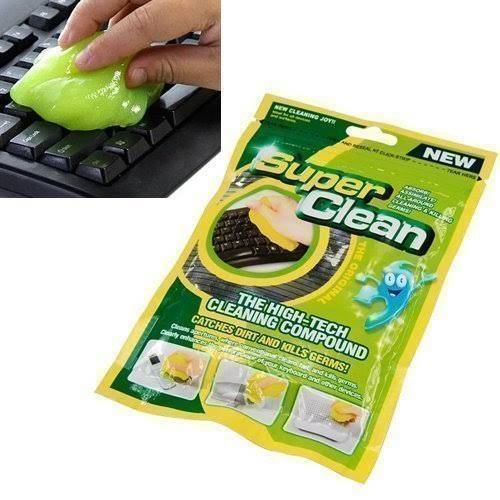 Keyboard Cleaner Soft Gel Dust Cleaning Reusable Car Dashboard Dirt Remover Laptop Sponge Remover...