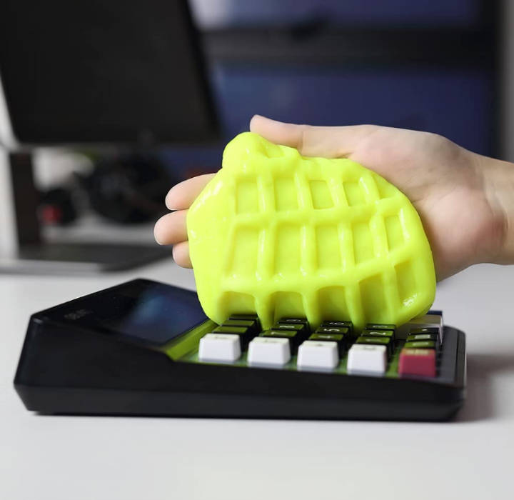 Keyboard Cleaner Soft Gel Dust Cleaning Reusable Car Dashboard Dirt Remover Laptop Sponge Remover...