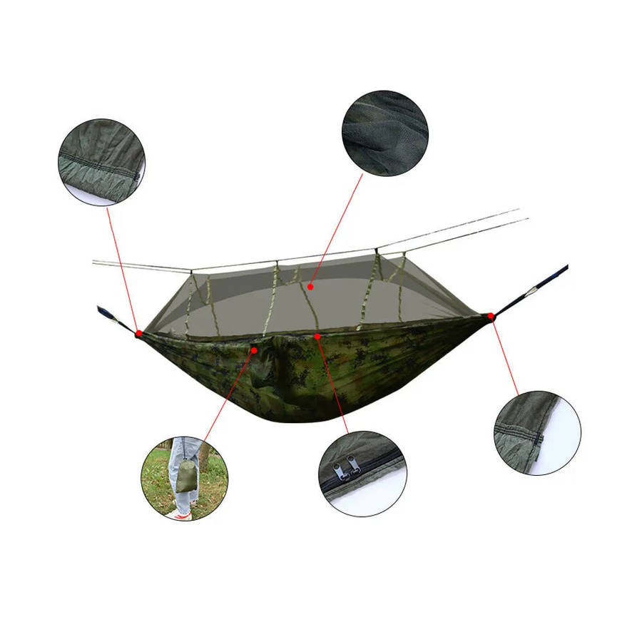Camping Hammock with Mosquito Net