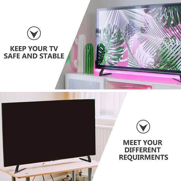 Adjustable Metal Pedestal TV Stand Legs 26-37 Inch