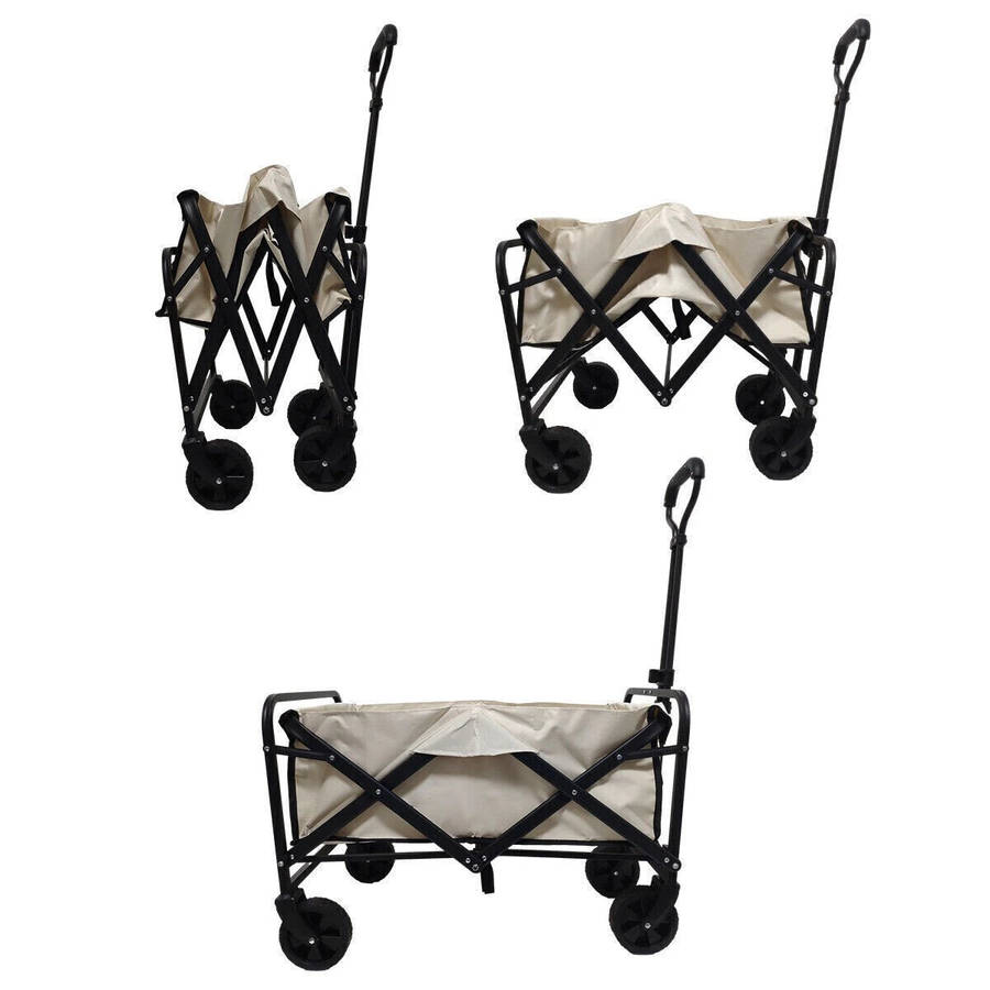 MHome Heavy Duty Collapsible Foldable Trolley Cart