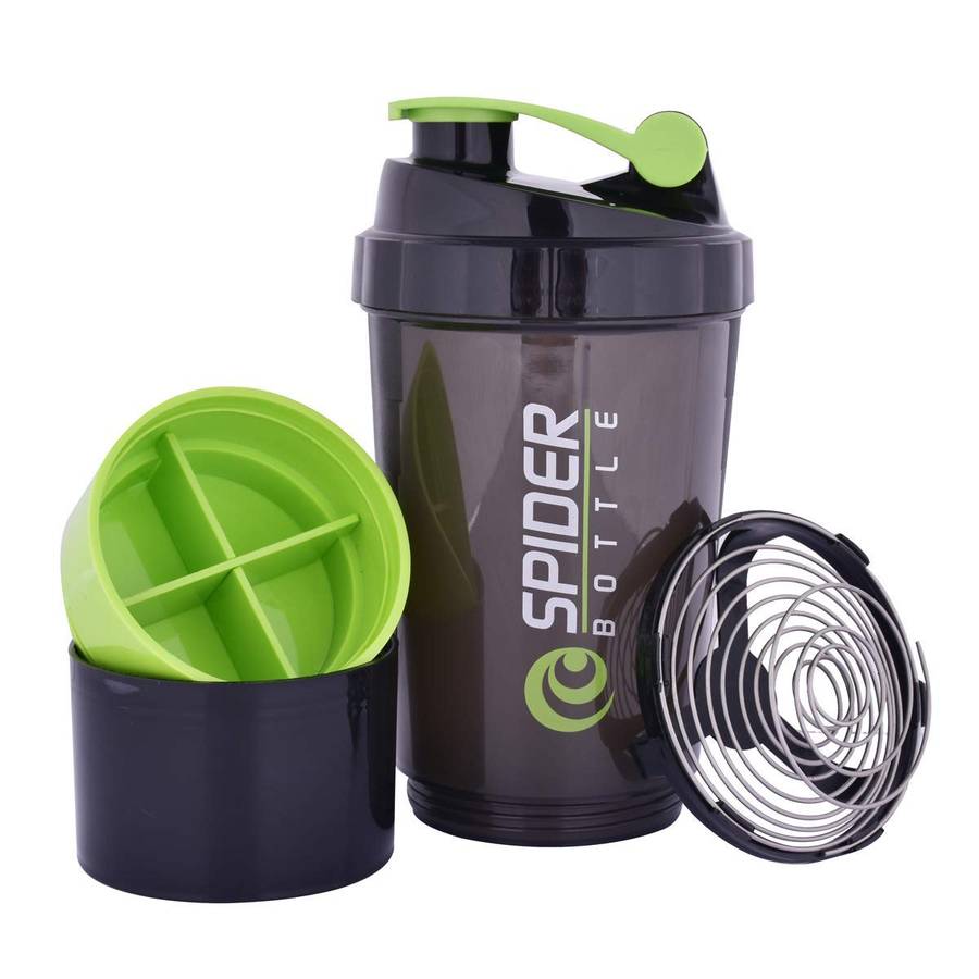 Protein Shaker Bottle Spider Sports Bottle - 500ml