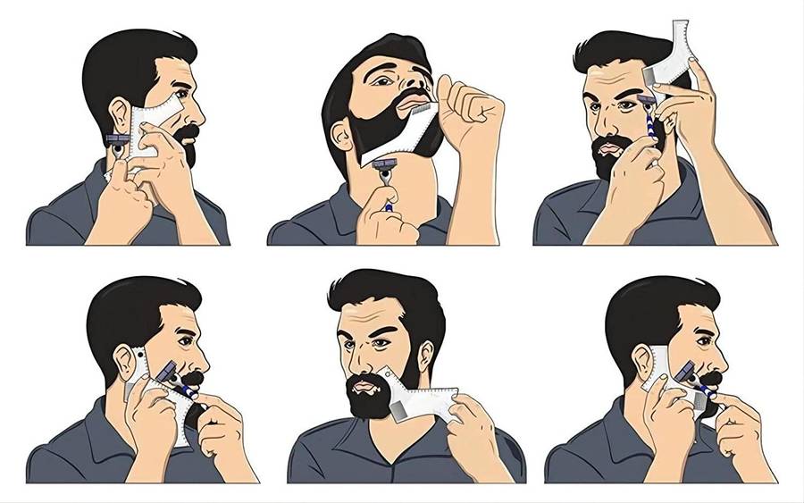 Men's Beard Shaping Tool