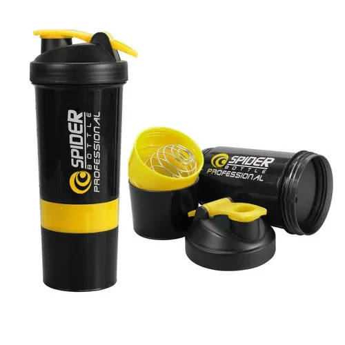 Protein Shaker Bottle Spider Sports Bottle - 500ml