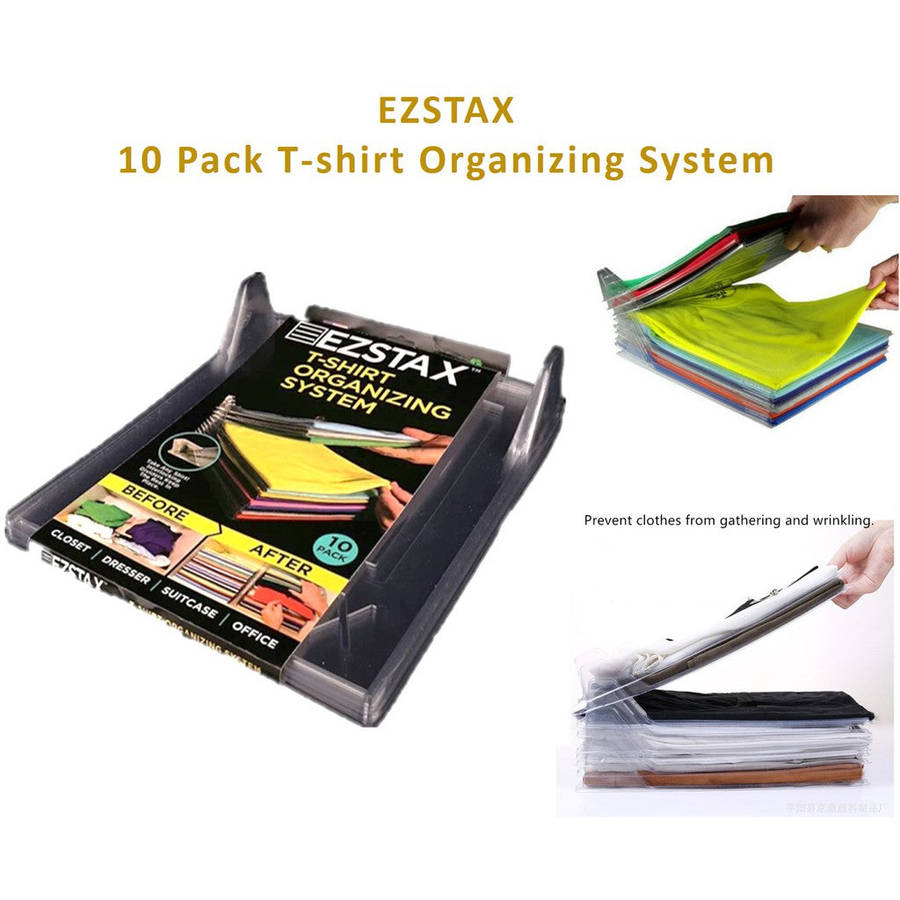 Ezstax Closet Organizer and Shirt Folder