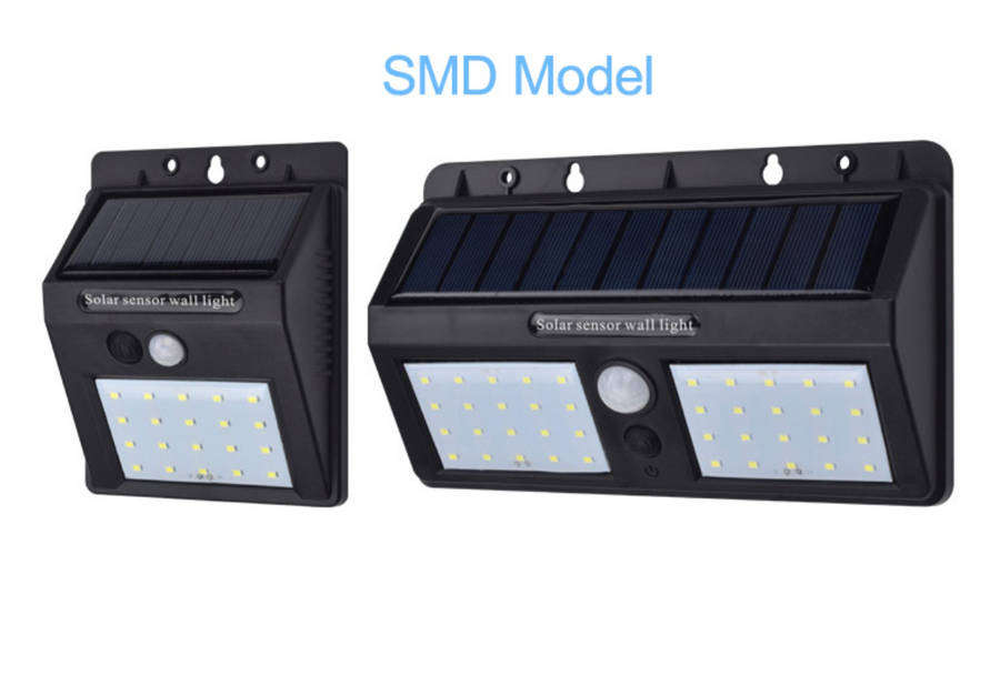 MTech Solar Powered Motion LED Wall Light  20 LED / 40 LED