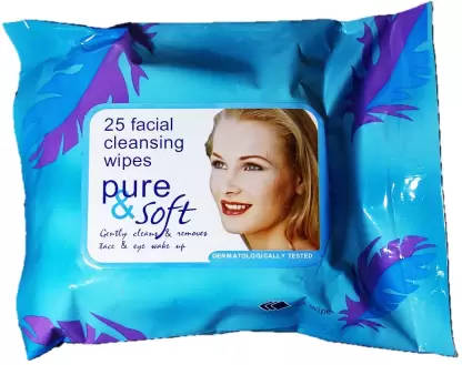Pure and SoftFacial Cleansing Wipes 25 pcs