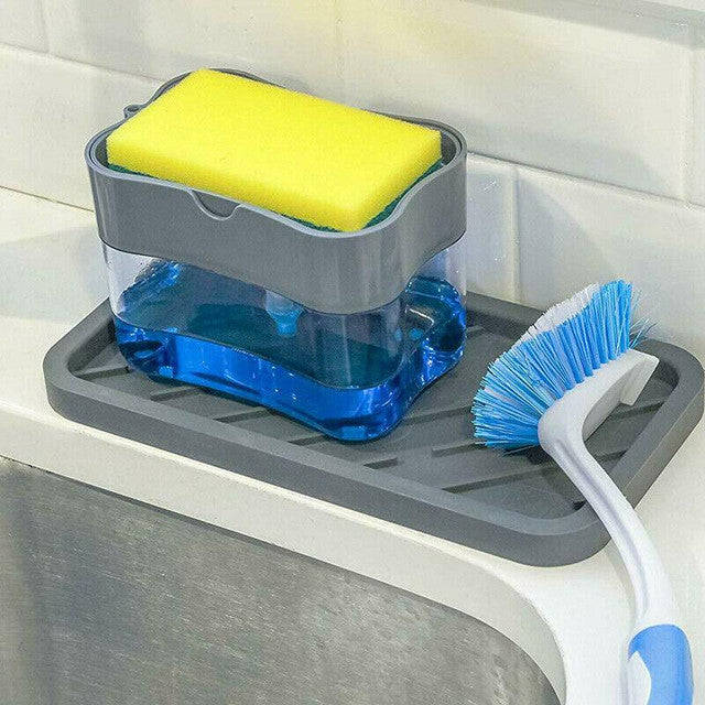 Soap Pump and Sponge Caddy