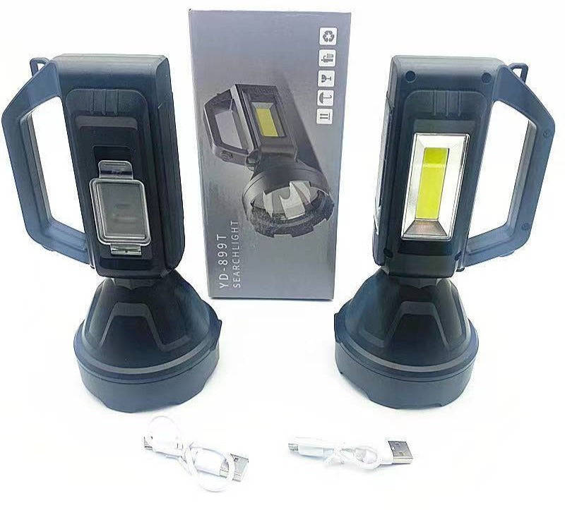 YD-899 Flashlight Searchlight With Power Bank And Side Light