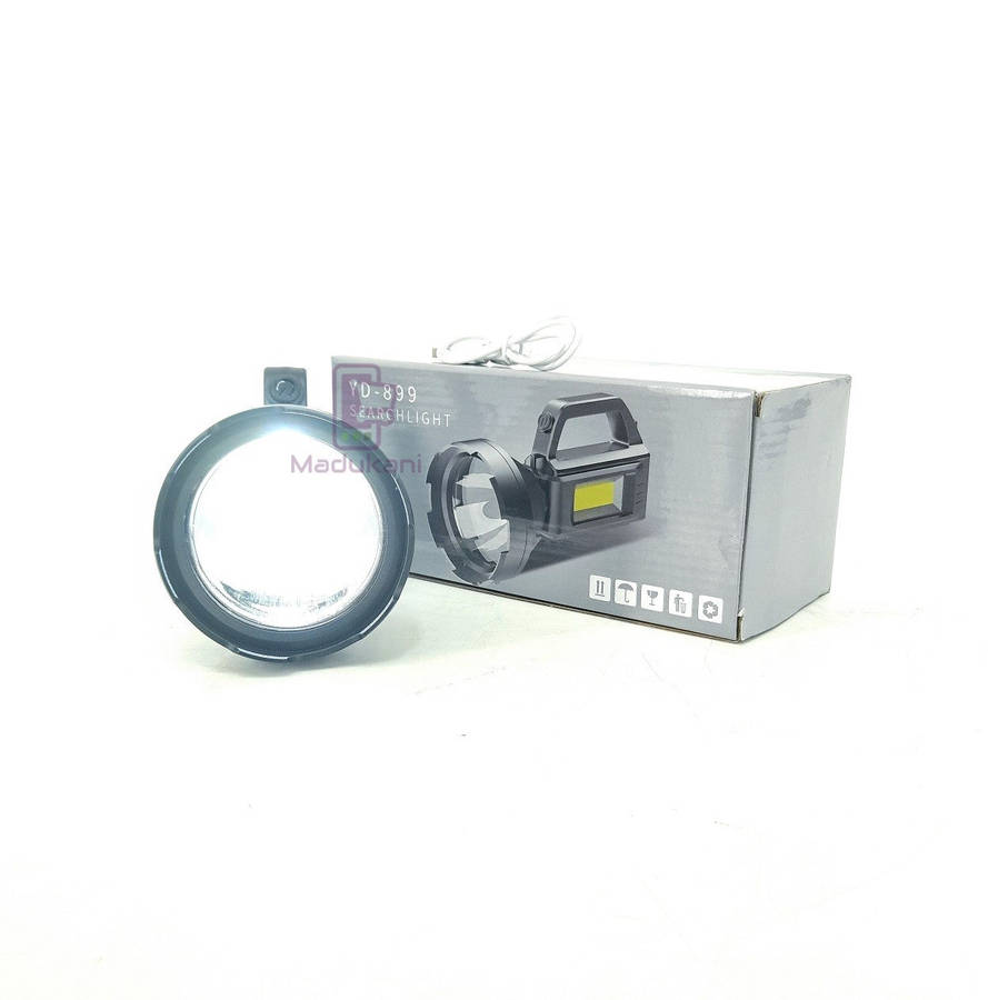 YD-899 Flashlight Searchlight With Power Bank And Side Light
