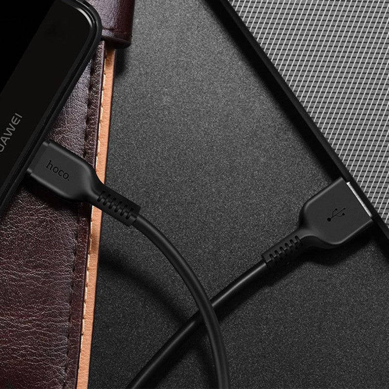 Flash charging CABLE - data sync Type-C - BLACK