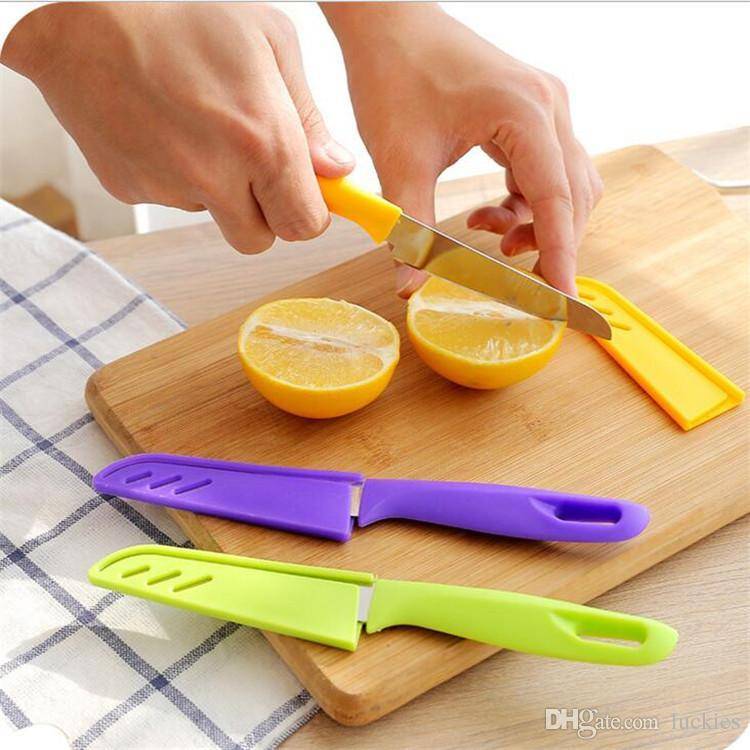 Plastic Kitchen Knife - Green