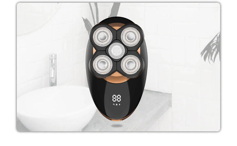 Portable Rotary Electric Shaver Wet and Dry Hair Rechargeable Clipper