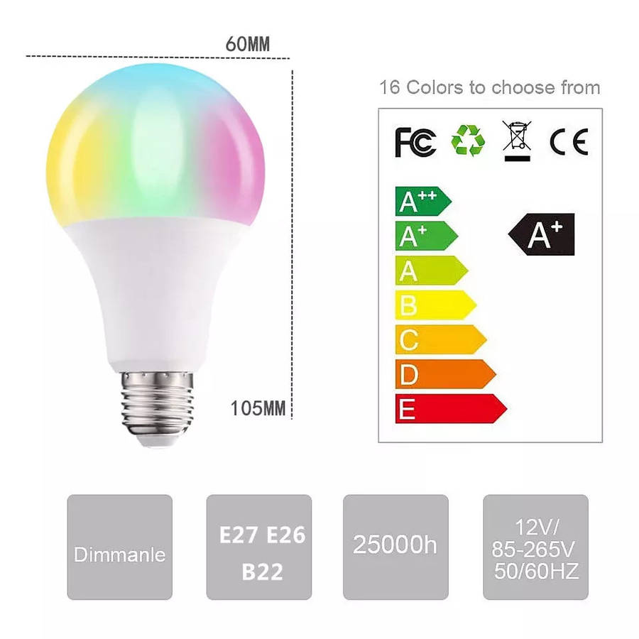 Remote Controlled LED Colorful Lamp