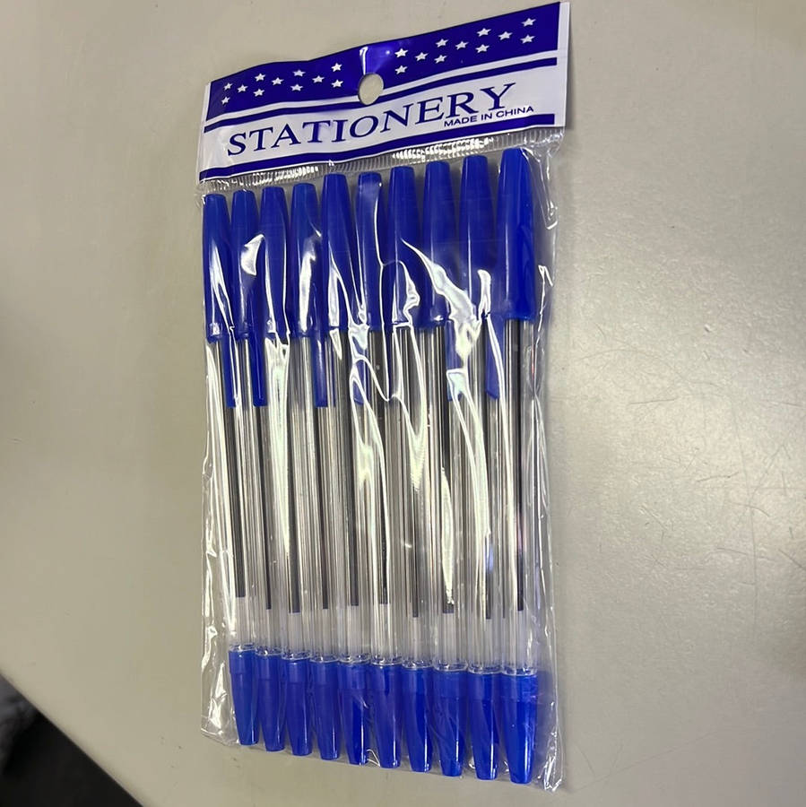 Blue Writing Pens(10pc)