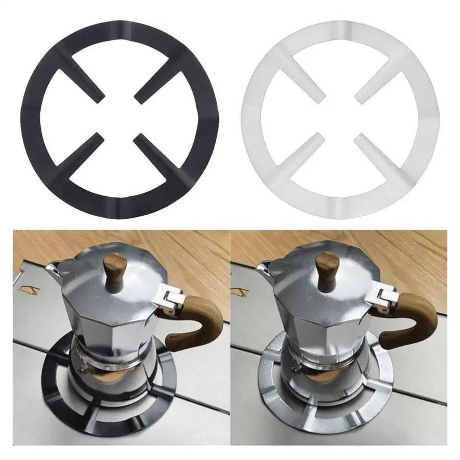 Useful Coffee Pot Stand Versatile Durable Coffee Mocha Pot Stand Reducer Ring Holder  Stove Cooke...