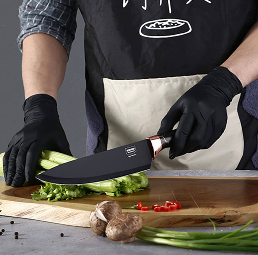 Non-Stick Coated 7 Pieces Knife Set For Home & Kitchen