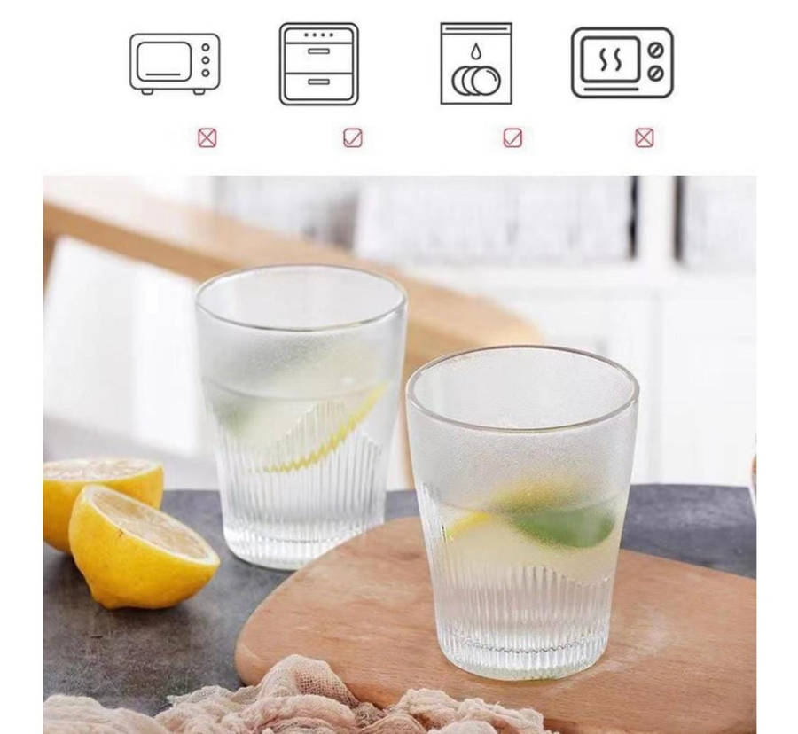 Lead-Free Water Glass 6pc