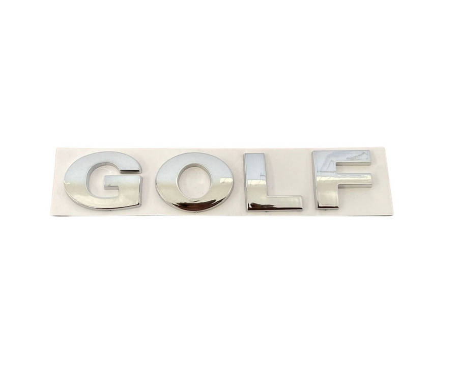 VW Golf Boot Badge
