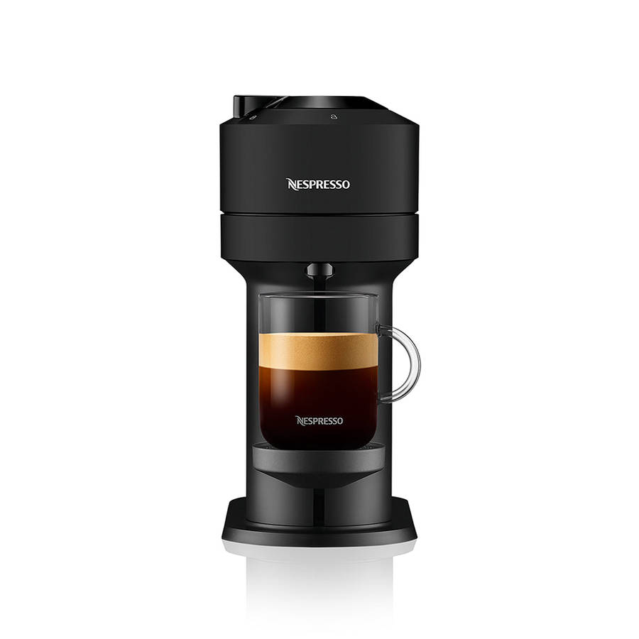 Nespresso Vertuo Next Matte Black Coffee Machine Bundle  (Including Black Milk Frother)