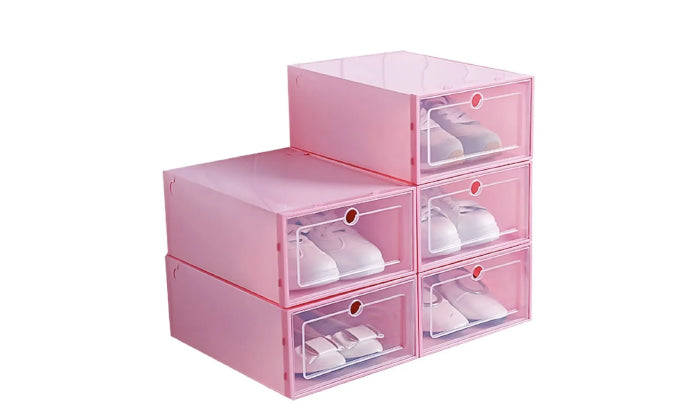 Kuba - Set of 6 Stackable Storage Boxes