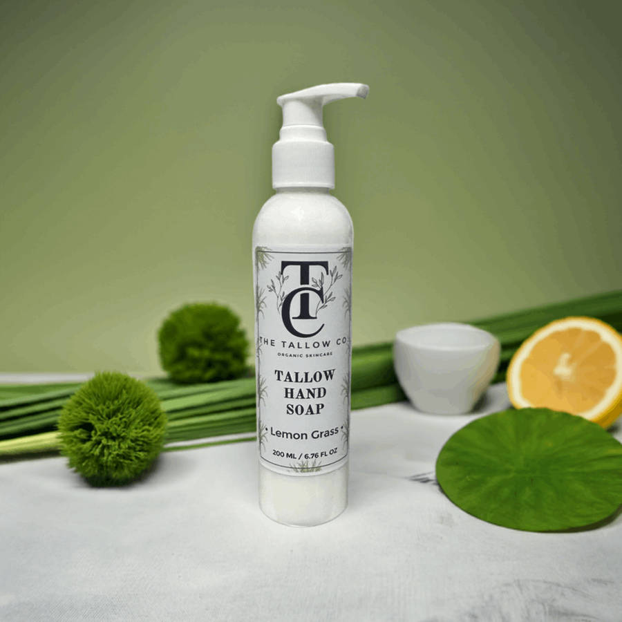 Tallow Liquid Hand Soap - Lemon Grass