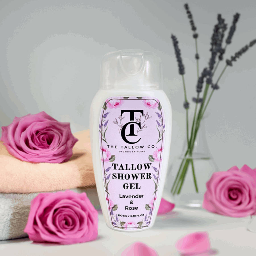 Tallow Shower Gel - Lavender & Rose