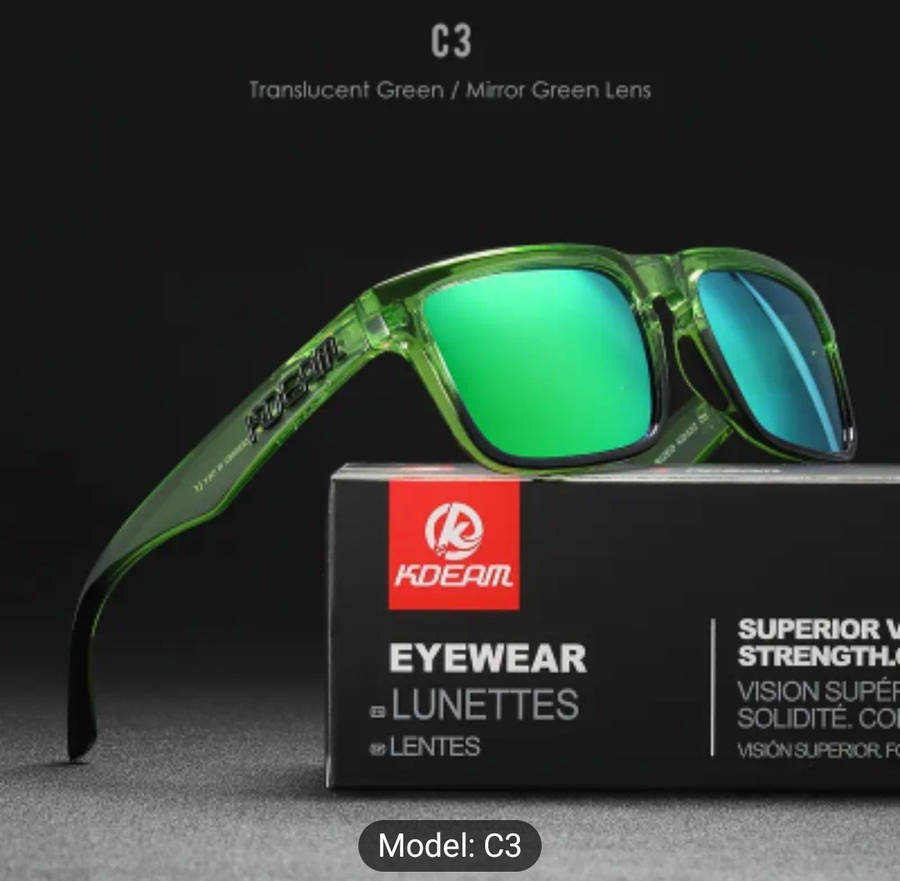 KDEAM Square Polarized Sunglasses
