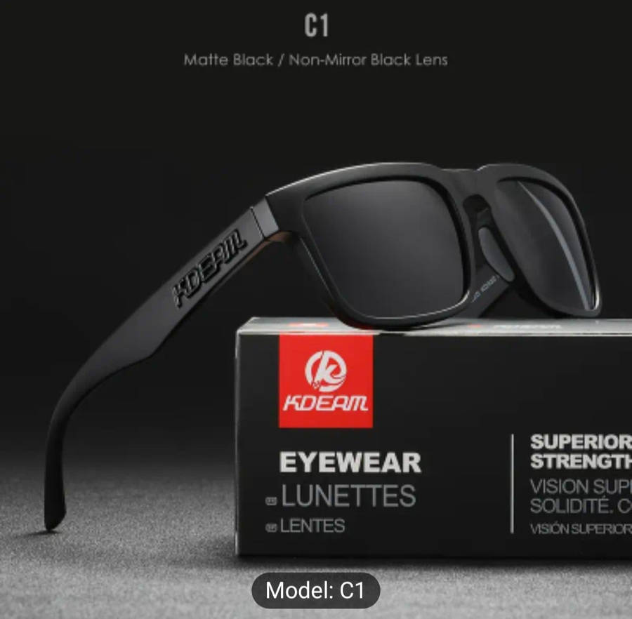 KDEAM Square Polarized Sunglasses