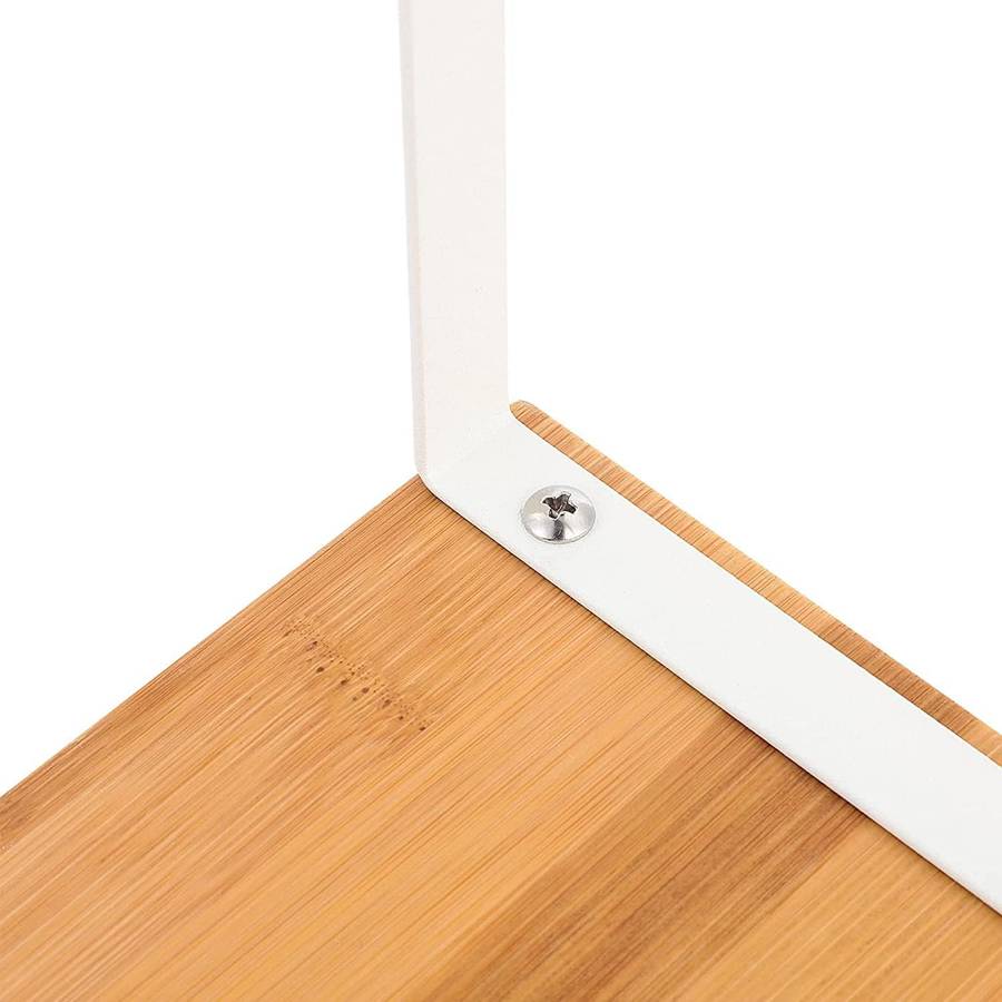 2 Pack Stackable Kitchen Cabinet Organiser Shelf Counter Storage - Multipurpose