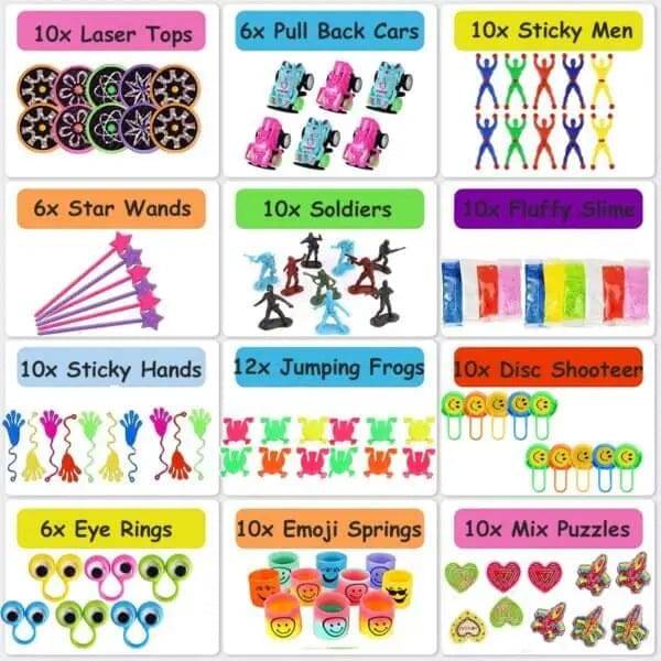200 Piece Party Favours Bulk Toys Set