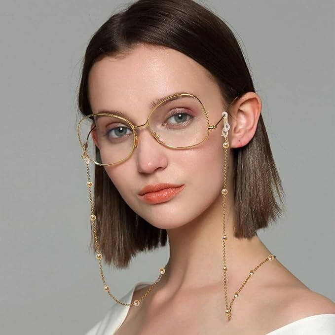4 Piece Eyeglass Chains For Women Glasses Neck String Holder Cord Lanyard