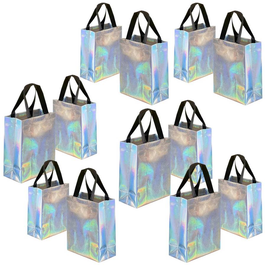 12 Pack Party Gift Bags Party Favor Goodie Bag Set With Handles For Birthday & Other Parties